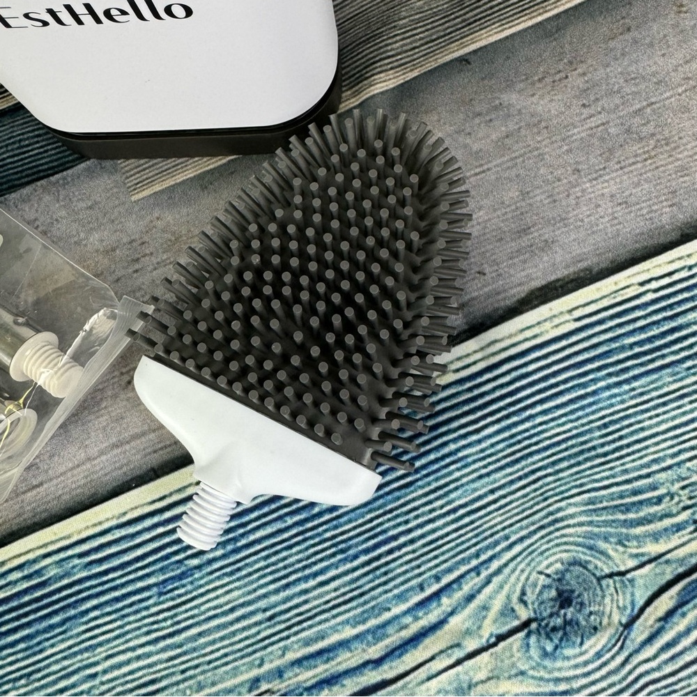 Toilet Brush and Holder Set for Bathroom, Flexible Silicone Bristles - Picture 6 of 8
